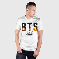 Футболка спортивная мужская BTS Team Art, цвет: 3D-принт — фото 2