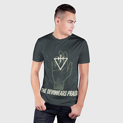 Футболка спортивная мужская Devil wears prada hand, цвет: 3D-принт — фото 2