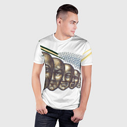 Футболка спортивная мужская Человек и чувства, цвет: 3D-принт — фото 2