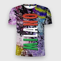 Мужская спорт-футболка Avant-garde color texture - Milano