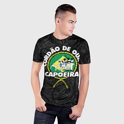Футболка спортивная мужская Capoeira Cordao de ouro flag of Brazil, цвет: 3D-принт — фото 2