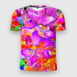 Мужская спорт-футболка Flower Illusion