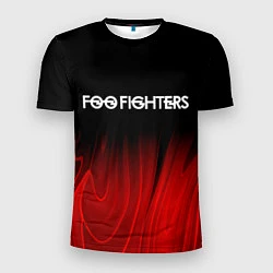 Футболка спортивная мужская Foo Fighters red plasma, цвет: 3D-принт