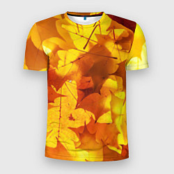 Мужская спорт-футболка Осенние золотые листья