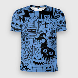 Мужская спорт-футболка Composition on the theme of Halloween
