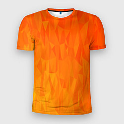 Мужская спорт-футболка Абстрактно-огненный узор