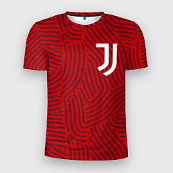 Футболка спортивная мужская Juventus отпечатки, цвет: 3D-принт