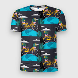 Мужская спорт-футболка Велопрогулка