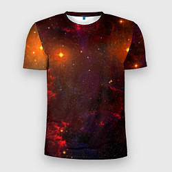 Мужская спорт-футболка Звездная бескрайняя вселенная
