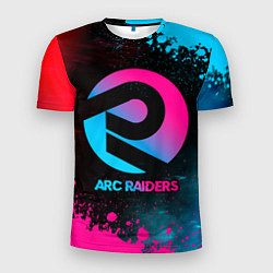 Футболка спортивная мужская ARC Raiders - neon gradient, цвет: 3D-принт