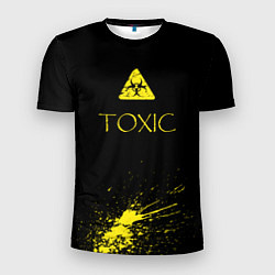 Футболка спортивная мужская TOXIC - Биологическая опасность, цвет: 3D-принт