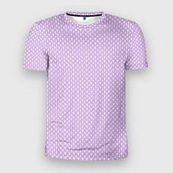 Мужская спорт-футболка Вязаное полотно - Розовое