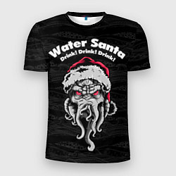 Футболка спортивная мужская Water Santa, цвет: 3D-принт