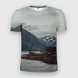 Мужская спорт-футболка Островoк на озере