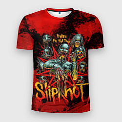 Футболка спортивная мужская Slipknot red satan, цвет: 3D-принт