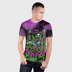 Футболка спортивная мужская Slipknot satan, цвет: 3D-принт — фото 2