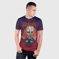 Футболка спортивная мужская Slipknot clown, цвет: 3D-принт — фото 2
