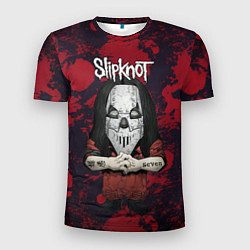 Футболка спортивная мужская Slipknot dark red, цвет: 3D-принт
