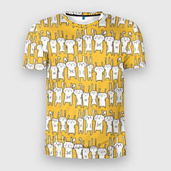 Мужская спорт-футболка Милое семейство кроликов