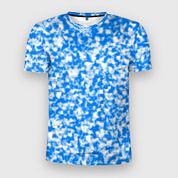 Мужская спорт-футболка Абстрактные облака - текстура