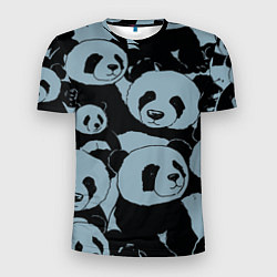 Мужская спорт-футболка Panda summer song