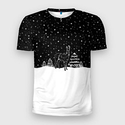 Мужская спорт-футболка Ночь перед рождеством