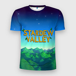 Мужская спорт-футболка Горы Stardew Valley