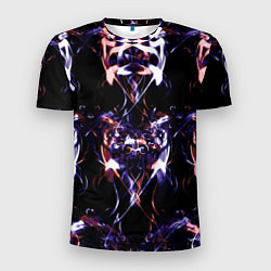 Мужская спорт-футболка Абстракция-Неон