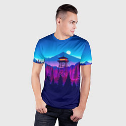Футболка спортивная мужская Firewatch, цвет: 3D-принт — фото 2