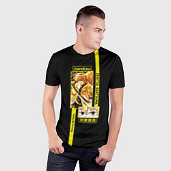 Футболка спортивная мужская Зеницу Агацуме - Клинок, рассекающий демонов, цвет: 3D-принт — фото 2