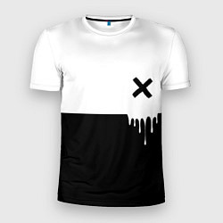 Мужская спорт-футболка Черно-белый X