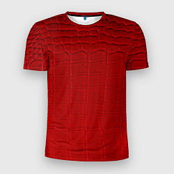 Мужская спорт-футболка Crocodile skin - texture - fashion