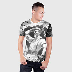 Футболка спортивная мужская Советский строитель и технадзор, цвет: 3D-принт — фото 2