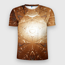 Мужская спорт-футболка Абстрактное изображение солнца