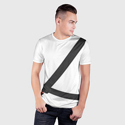 Футболка спортивная мужская Ремень, Анти-Камера, цвет: 3D-принт — фото 2