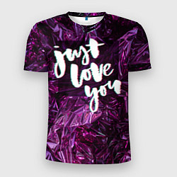 Футболка спортивная мужская Just love you, цвет: 3D-принт