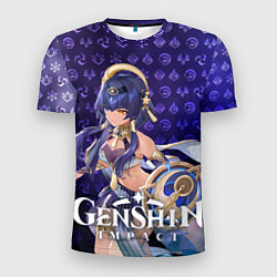 Футболка спортивная мужская Кандакия элементали, цвет: 3D-принт