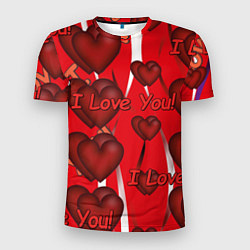 Футболка спортивная мужская Святой Валентин для тебя, цвет: 3D-принт