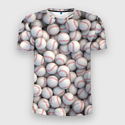 Мужская спорт-футболка Бейсбольные мячи