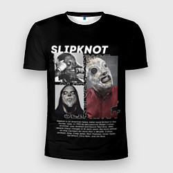 Футболка спортивная мужская Slipknot текст песни The Devil in I, цвет: 3D-принт