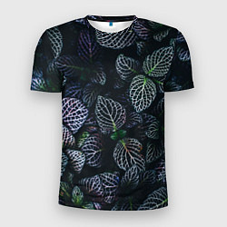 Мужская спорт-футболка Паттерн из множества тёмных цветов