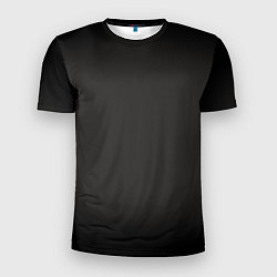 Мужская спорт-футболка Черная виньетка для черного