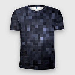 Мужская спорт-футболка Minecraft block time