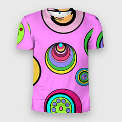 Мужская спорт-футболка Разноцветные круги