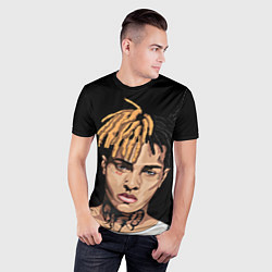 Футболка спортивная мужская XXXTentacion art, цвет: 3D-принт — фото 2