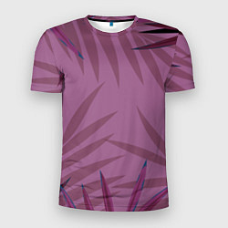 Мужская спорт-футболка Розовая пальма