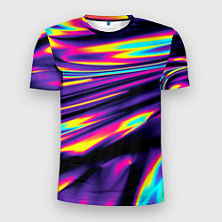 Футболка спортивная мужская Glitch colors, цвет: 3D-принт
