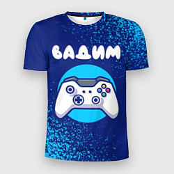 Футболка спортивная мужская Вадим геймер, цвет: 3D-принт