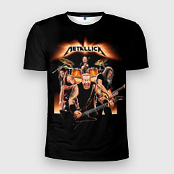 Футболка спортивная мужская Metallica - метал-группа, цвет: 3D-принт