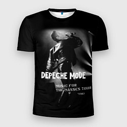 Футболка спортивная мужская Depeche Mode - Music for the Masses tour, цвет: 3D-принт